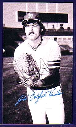 1974 Topps DECKLE EDGE UN-DECKLED PROOF - CATFISH HUNTER (A's) Baseball cards value