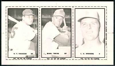 1967 Bazooka PROOF Black/White Mask Negative - DON DRYSDALE Baseball cards value