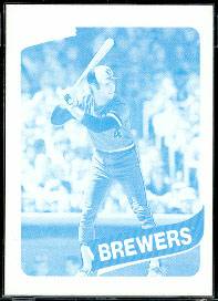 1980 Topps PROOF Cyan - PAUL MOLITOR Baseball cards value
