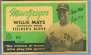 1954 (?) MacGregor - WILLIE MAYS box panel