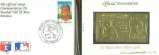 WILLIE MAYS - 23 KARAT PURE GOLD Hall-of-Fame Baseball Legends Stamp