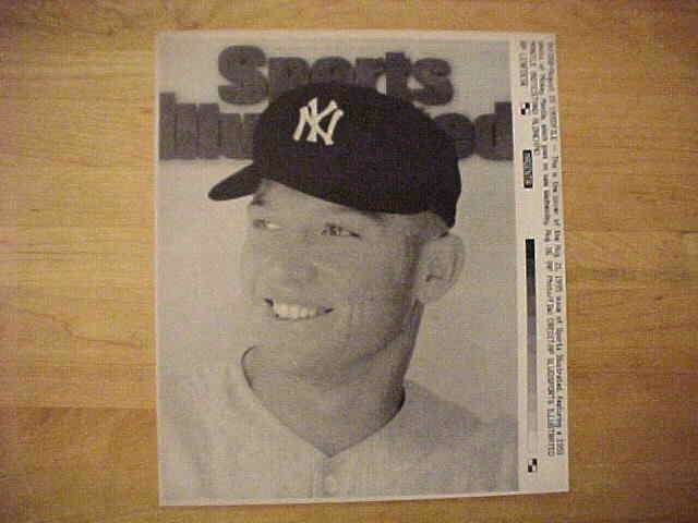WIREPHOTO: Mickey Mantle - [1995-08/21] 'Sports Illustrated' (Yankees) Baseball cards value