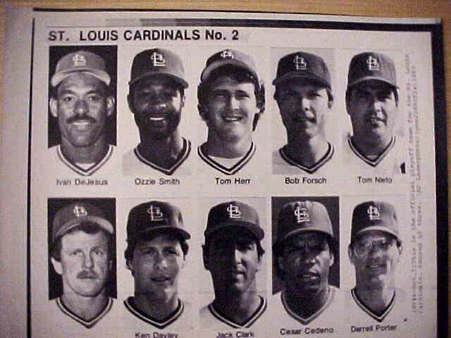 WIREPHOTO: Ozzie Smith - [10/07/85] 'Playoff Roster' (Cardinals) Baseball cards value