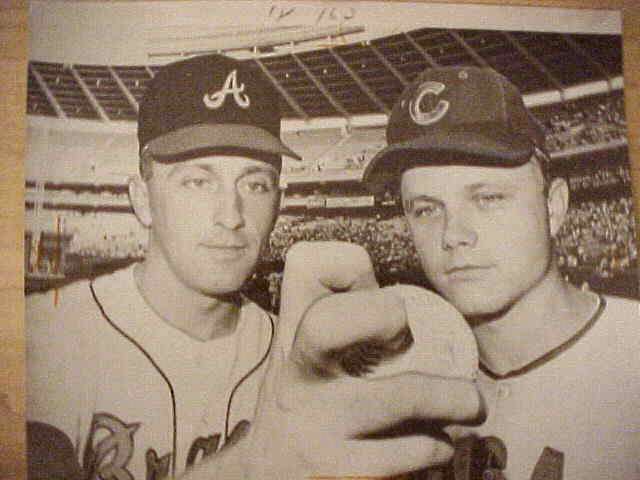 WIREPHOTO: Phil Niekro - [05/24/69] 'Brothers Niekro' (Braves) Baseball cards value