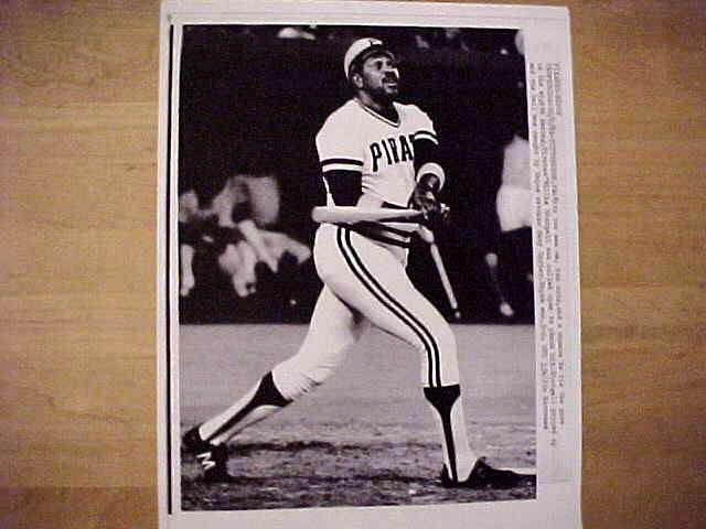 WIREPHOTO: Willie Stargell - [10/02/81] 'No Dice' (Pirates) Baseball cards value