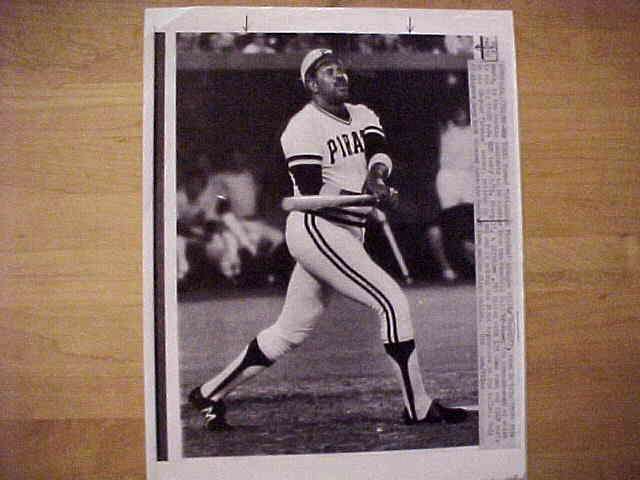WIREPHOTO: Willie Stargell - {01/12/88} 'Hall Bound' (Pirates) Baseball cards value