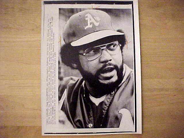 WIREPHOTO: Reggie Jackson - [06/18/74] 'Hurting All Over' (A's) Baseball cards value