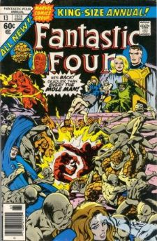  Comic: FANTASTIC FOUR  Annual #13 (1978) Baseball cards value