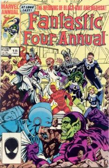  Comic: FANTASTIC FOUR  Annual #18 (1984) Baseball cards value