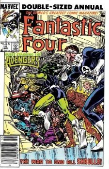  Comic: FANTASTIC FOUR  Annual #19 (1985) Baseball cards value