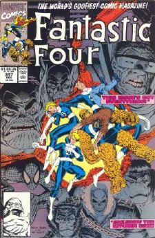  Comic: FANTASTIC FOUR #347 (1990) Baseball cards value