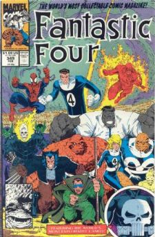  Comic: FANTASTIC FOUR #349 (1991) Baseball cards value
