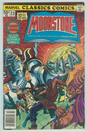 Comic: Marvel Classics Comics #23 MOONSTONE (1977) Baseball cards value