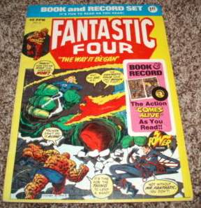   FANTASTIC FOUR RECORD/COMIC SET (1974) (Sealed in original wrap!) Baseball cards value