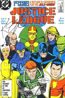  Comic: JUSTICE LEAGUE - COMPLETE RUN #1-10+ANNUALS #1,#2 (12 comics)( Baseball cards