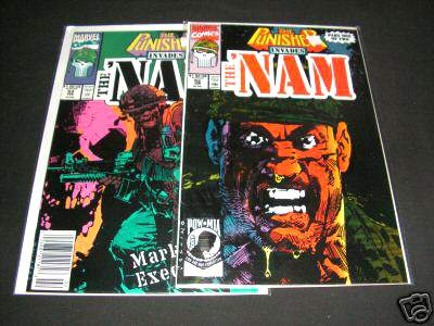  Comic: PUNISHER INVADES the 'NAM #52 & #53 (Part 1&2) (1990) Baseball cards value