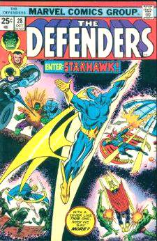  Comic: DEFENDERS #28 (Co-Starring HULK,Dr. Strange) Baseball cards value