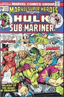  Comic: MARVEL Super-Heroes #49 HULK & SUB-MARINER (1975) Baseball cards value