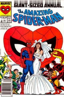  Comic: AMAZING SPIDER-MAN GIANT-SIZED ANNUAL #21 (1987) Baseball cards value