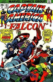 Comic: CAPTAIN AMERICA  and FALCON #181 Baseball cards value