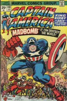  Comic: CAPTAIN AMERICA  and FALCON #193 Baseball cards value