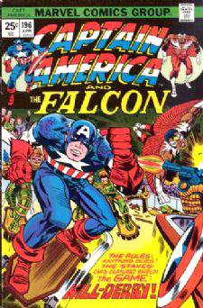  Comic: CAPTAIN AMERICA  and FALCON #196 Baseball cards value