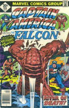  Comic: CAPTAIN AMERICA  and FALCON #208 Baseball cards value