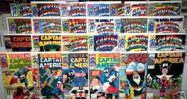  Comic: CAPTAIN AMERICA - LOT of (21) different (1984-90) Baseball cards value