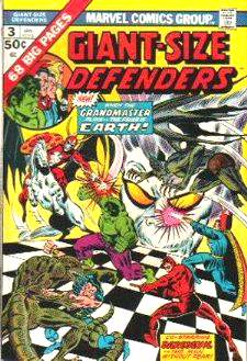  Comic: DEFENDERS  GIANT-Size #3 (1975) (Co-Starring HULK,DAREDEVIL...) Baseball cards value