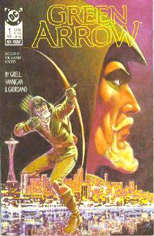  Comic: GREEN ARROW #1 Premier Issue (1988) Baseball cards
