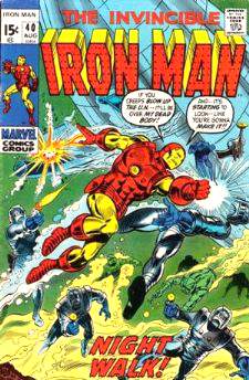  Comic: The Invincible IRON MAN #.40 Baseball cards value