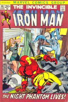 Comic: The Invincible IRON MAN #.44 Baseball cards value