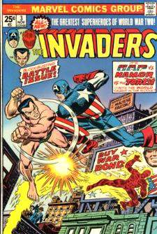  Comic: INVADERS #.3 (1975) Baseball cards value