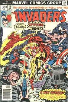  Comic: INVADERS #12 (1977) Baseball cards value