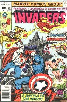  Comic: INVADERS #15 (1977) Baseball cards value