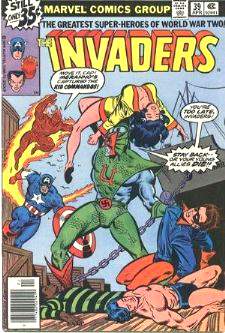  Comic: INVADERS #39 (1979) Baseball cards value