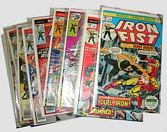 Comic: IRON FIST - COMPETE RUN #1-#15 (1975-1977) Baseball cards value