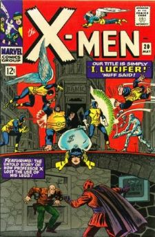  Comic: X-MEN  #.20 w/Lucifer (20 cents-1966) Baseball cards value