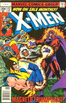  Comic: X-MEN  #112 w/Magneto (1978) Baseball cards value