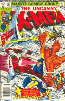  Comic: X-MEN  #121 w/Alpha Flight (1979) Baseball cards value