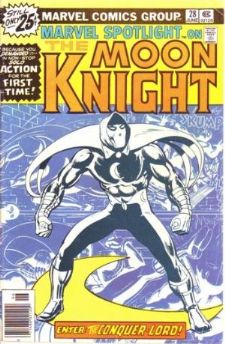  Comic: Marvel Spotlight #28 on The MOON KNIGHT (1976) Baseball cards value