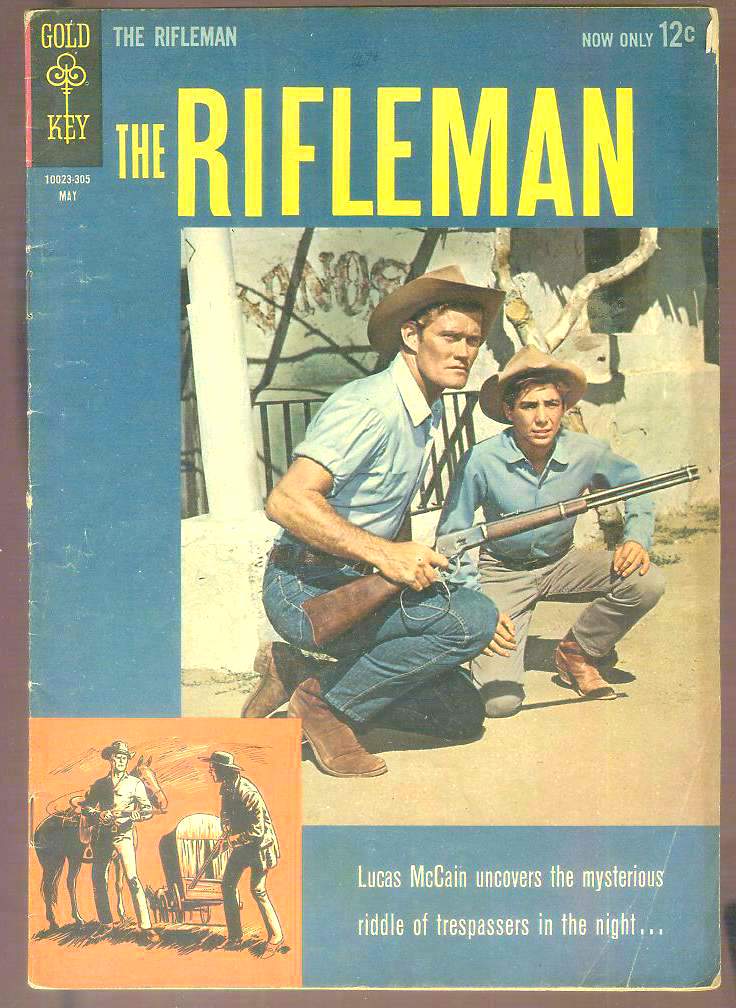  Comic: GOLD KEY The RIFLEMAN #15 (1963) Baseball cards value