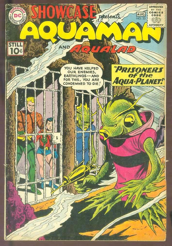  Comic: Showcase Presents AQUAMAN #33 (1961) Baseball cards