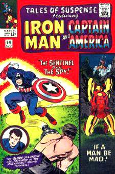  Comic:  TALES OF SUSPENSE #68 Featuring IRON MAN & CAPTAIN AMERICA Baseball cards value