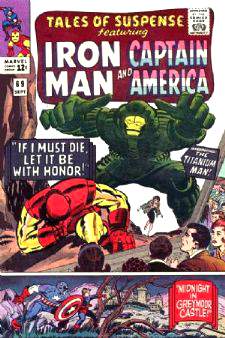  Comic:  TALES OF SUSPENSE #69 Featuring IRON MAN & CAPTAIN AMERICA Baseball cards value