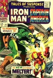  Comic:  TALES OF SUSPENSE #89 Featuring IRON MAN & CAPTAIN AMERICA Baseball cards value