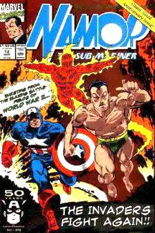  Comic: NAMOR the SUB-MARINER #12 Giant-Sized Anniversary Issue (1991) Baseball cards value