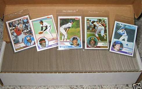  1983 Topps - COMPLETE SET (792 cards with PSA-8 NM/MINT ROOKIES & STARS !) Baseball cards