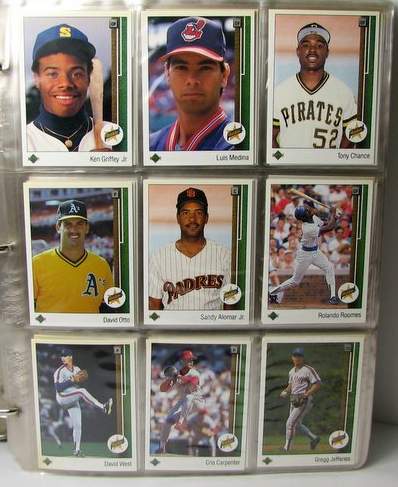  1989 Upper Deck - COMPLETE SET in SHEETS (800 cards) Baseball cards value