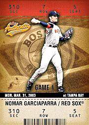  2003 Fleer AuthenTix - COMPLETE SET (110 cards) Baseball cards value